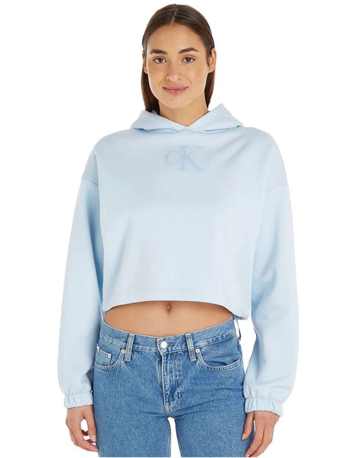 CALVIN KLEIN Sweatshirt With Sequin Logo CALVIN KLEIN | J20J222962CYR